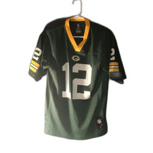 Team Apparel Youth, Green Bay Packers Aaron Rogers #12, Size L
